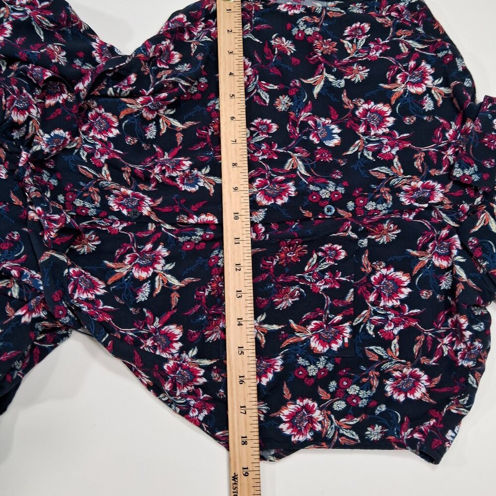 Tommy Hilfiger button-front dress, navy floral print - Picture 7 of 12